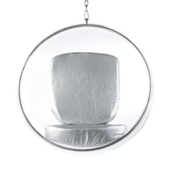 Aarnio Style Bubble Chair - Silver