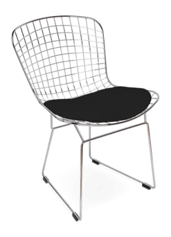 Bertoia Style Wire Side Chair