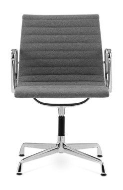 Eames Style EA108 Office Chair - Mid Grey Wool