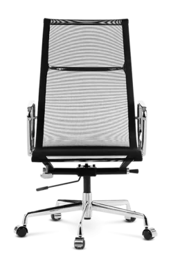 Eames Style EA119 Office Chair - Black Mesh
