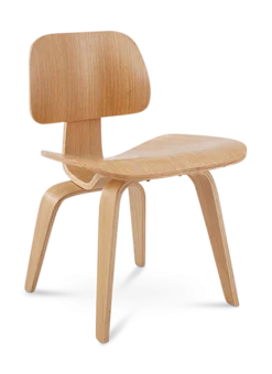 Eames Style DCW Chair - Oak Veneer