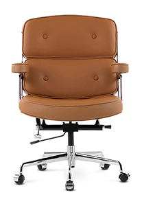 Eames Style Executive ES104 Office Chair - Tan Brown Leather