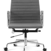 Eames Style EA117 Management Office Chair - Mid Grey Wool