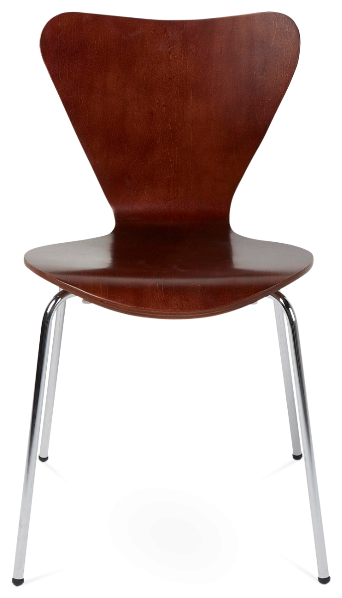 Designer Moulded Plywood Dining Chair - Walnut - Image 5