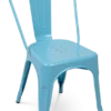 Pauchard Style Tolix Chair - Blue Steel