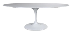 Saarinen Style 199cm Tulip Table - White