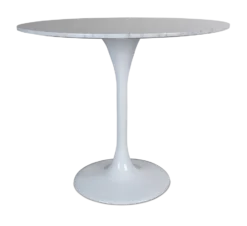 Saarinen Style 90cm Tulip Table - Carrara Marble