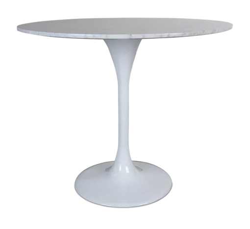 Saarinen Style 90cm Tulip Table - Carrara Marble