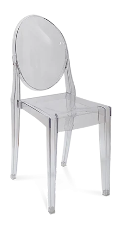 Starck Style Victoria Ghost Chair - Clear