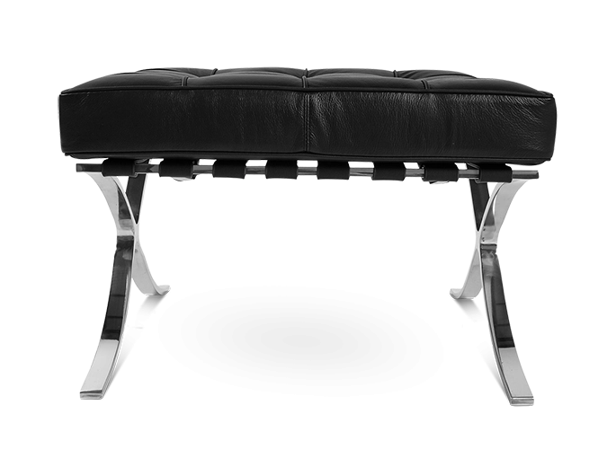 Van Der Rohe Style Barcelona Ottoman - Image 2