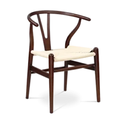 Wegner Style Wishbone Chair - Walnut Wood